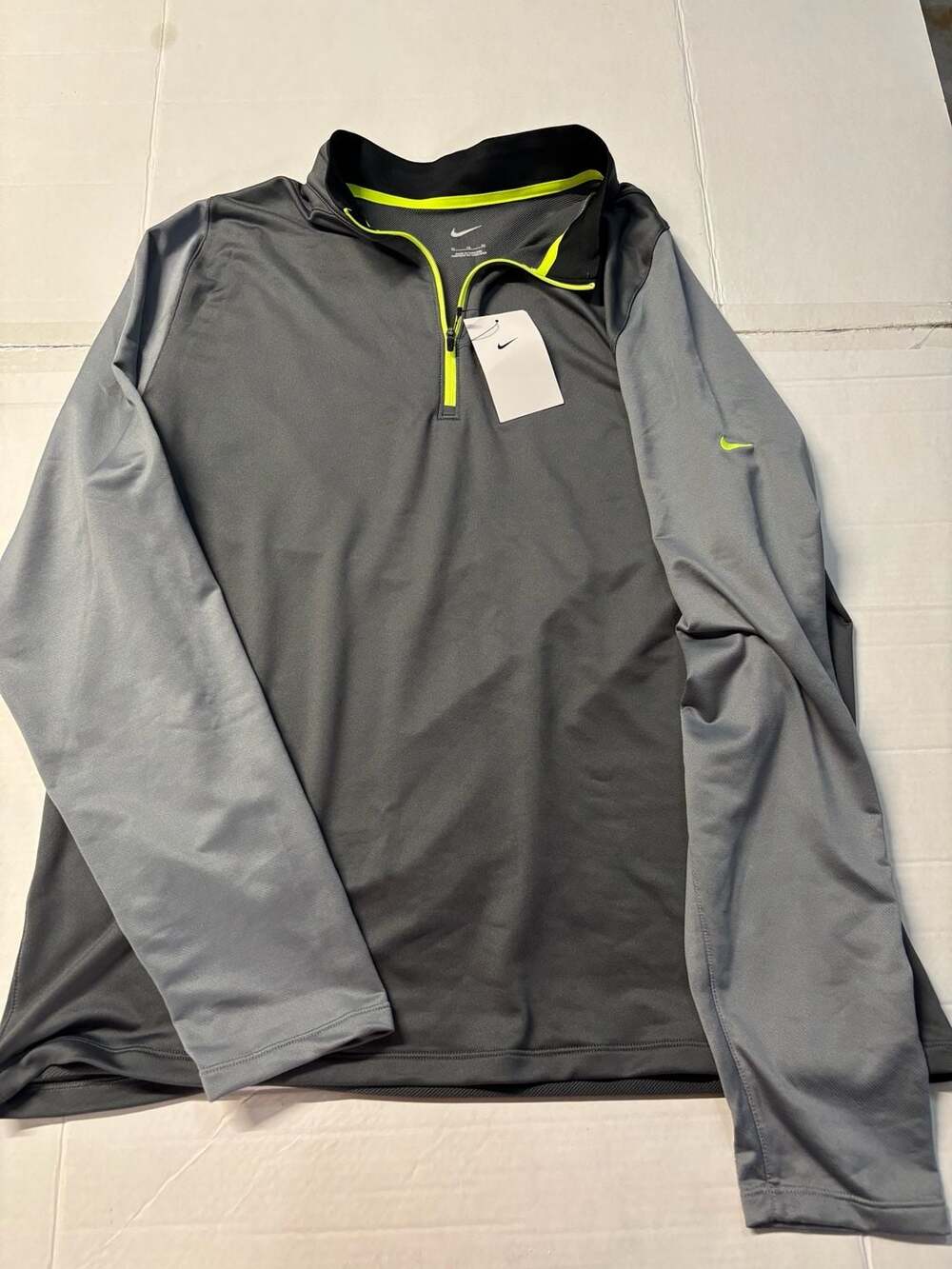 Nike Men's Dri-Fit Stretch 1/4 Zip Lightweight Pullover Jacket New tags Mens XL